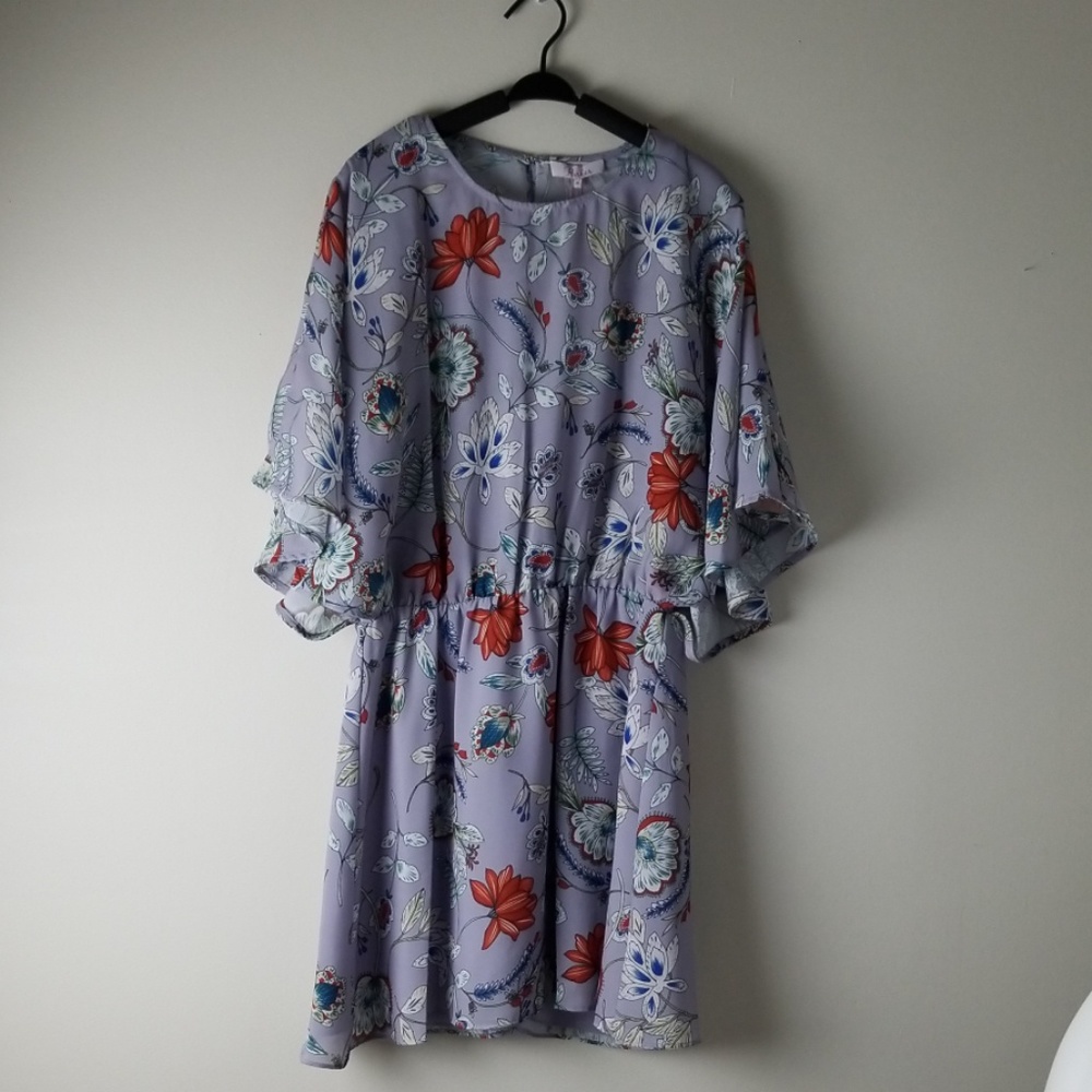 Parker Lilac Floral Dress NWT! Size Medium - Picture 6 of 8